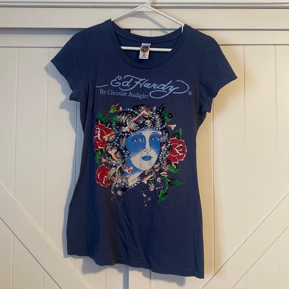 Christian Audigier Geisha Tee